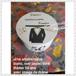 Urne anniversaire 50 ans