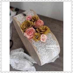  Urne coeur pour mariage bohème chic champêtre 