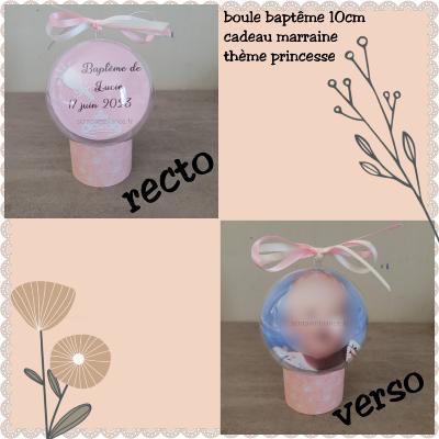 Boule cadeau parrain/marraine  baptême